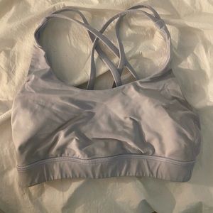 Lululemon sports bra in color lilac purple. Size 4 and barely worn